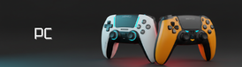 High-performance PC gaming accessories including controllers, mice
